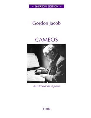 G. Jacob: Cameos For Bass Trombone: Trombone et Accomp.