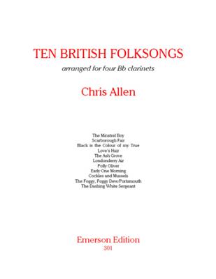 10 British Folksongs: Clarinettes (Ensemble)