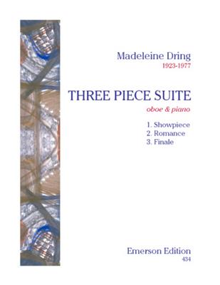 Madeleine Dring: 3 Piece Suite: Hautbois et Accomp.