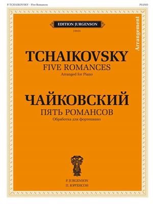 Pyotr Ilyich Tchaikovsky: 5 Romances: (Arr. B Bekhterev): Solo de Piano