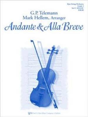 Georg Philipp Telemann: Andante and Alla Breve: Duos pour Violons