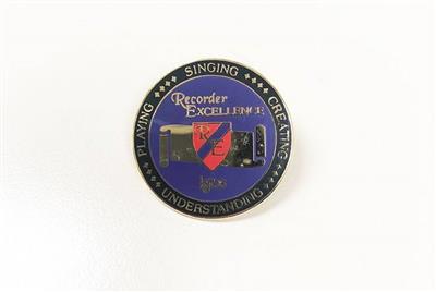 Recorder Excellence Award Pin Band