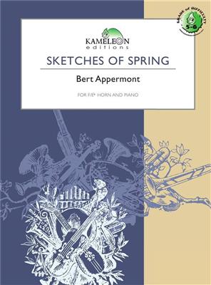Bert Appermont: Sketches Of Spring: Cor Français et Accomp.