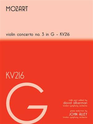 Wolfgang Amadeus Mozart: Mozart Violin Concert in G KV216: Solo pour Violons
