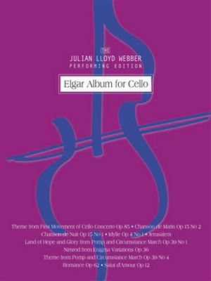 Elgar Album for Cello: Solo pour Violoncelle