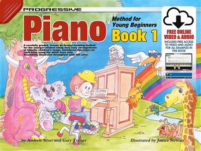 Progressive Piano Method for Young Beginners-Bk 1