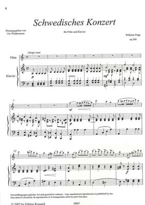 Wilhelm Popp: Schwedisches Concert Op. 266: Flûte Traversière et Accomp.
