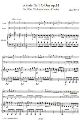 Ignace Pleyel: Sonate Nr 1 Opus 14: Ensemble de Chambre