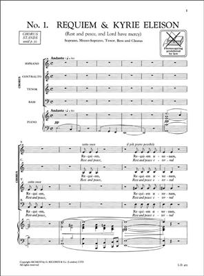 Giuseppe Verdi: Requiem: Chœur Mixte et Piano/Orgue