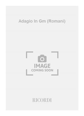 Tomaso Albinoni: Adagio In Gm (Romani): Solo pour Accordéon