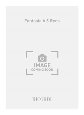 Walter Schütze: Fantasia A 5 Recs: Flûte à Bec (Ensemble)