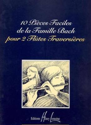 Johann Sebastian Bach: 10 pièces faciles de la familie Bach: Duo pour Flûtes Traversières