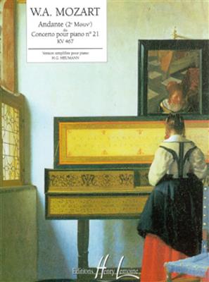 Wolfgang Amadeus Mozart: Andante du Concerto pour piano n°21 KV467: Solo de Piano