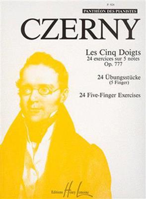 Carl Czerny: Les 5 doigts Op.777: Solo de Piano