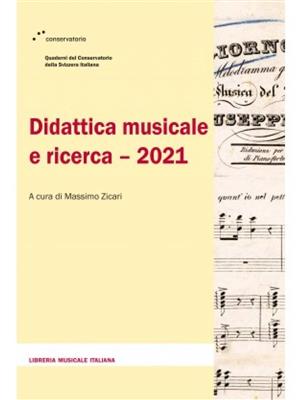 Massimo Zicari: Didattica musicale e ricerca - 2021