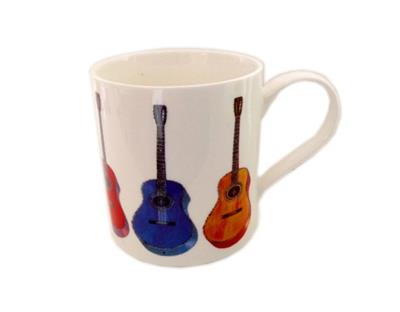 Fine China Mug - Allegro - Acoustic Guitar