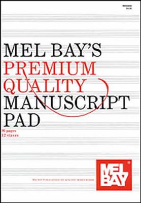 Premium Quality Manuscript Pad 12-Stave: Papier à Musique