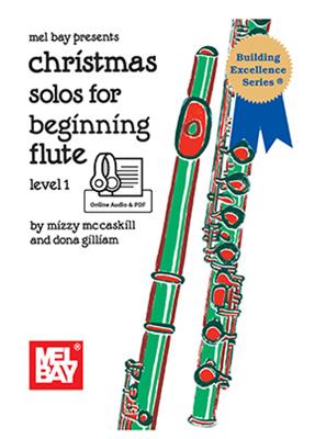 Christmas Solos For Beginning Flute, Level 1 Book: Flûte Traversière et Accomp.