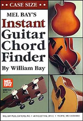 William Bay: Instant Guitar Chord Finder (Case-Size Edition): Solo pour Guitare