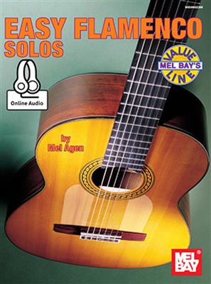 Mel Agen: Easy Flamenco Solos Book With Online Audio: Solo pour Guitare