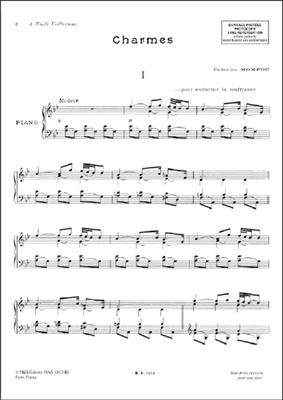 Frederic Mompou: Charmes Piano: Solo de Piano
