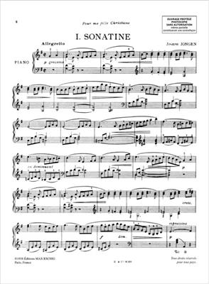 Joseph Jongen: Sonatine Menuetto Et Rondo Piano: Solo de Piano