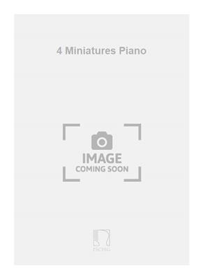 Alfred Gradstein: 4 Miniatures Piano: Solo de Piano