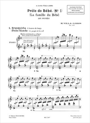 Heitor Villa-Lobos: A Prole Do Bebe' N. 1: Solo de Piano