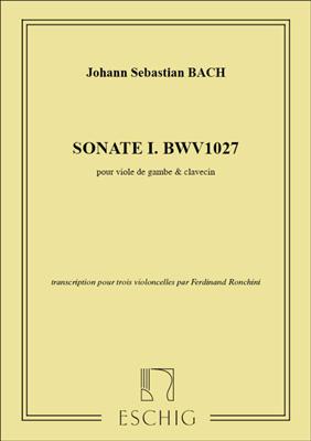 Johann Sebastian Bach: Sonate N.1 (Bwv 1027 Ronchini): Violoncelles (Ensemble)