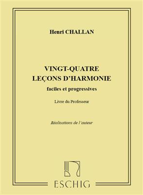 24 Lecons D'Harmonie faciles et progressives