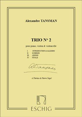 Alexandre Tansman: Trio N. 2 , Pour Piano Violon Et Violoncelle: Ensemble de Chambre