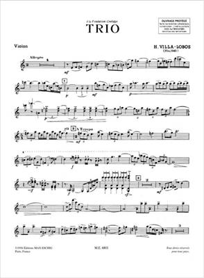 Heitor Villa-Lobos: Villa-Lobos Trio A Cordes Pties: Cordes (Ensemble)
