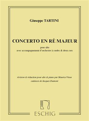 Giuseppe Tartini: Concerto Re M Alto-Piano: Alto et Accomp.