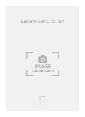 Lecons Conc. Vol. B1