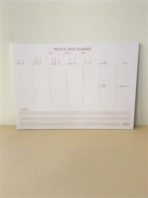 Musical Week Planner (A4)