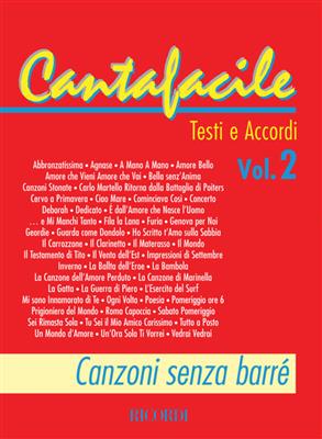 Cantafacile Volume 2: Piano, Voix & Guitare