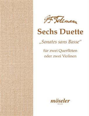 Georg Philipp Telemann: Sechs Duette: Duo pour Flûtes Traversières