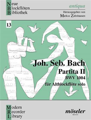 Johann Sebastian Bach: Partita 2 Bwv1004: Flûte à Bec Alto