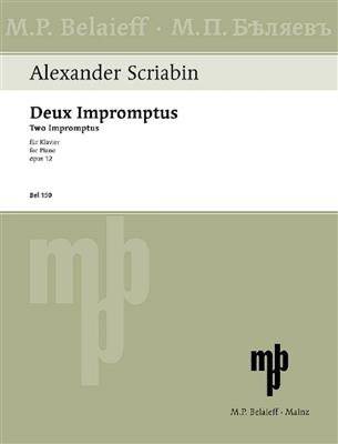 Alexander Skrjabin: Deux Impromptus op. 12: Solo de Piano