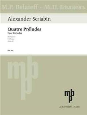 Alexander Skrjabin: Quatre Préludes op. 22: Solo de Piano