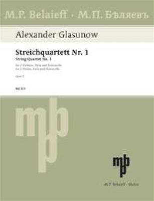 Alexander Glazunov: Streichquartett Nr. 1 D-Dur op. 1: Quatuor à Cordes