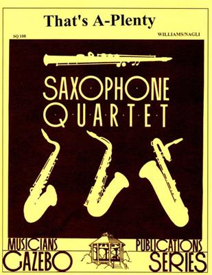 William Williams: That´s A-Plenty: (Arr. Paul Nagle): Saxophones (Ensemble)