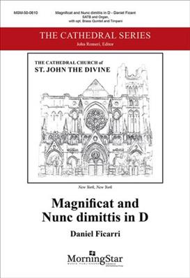 Daniel Ficarri: Magnificat and Nunc dimittis in D: Chœur Mixte et Ensemble