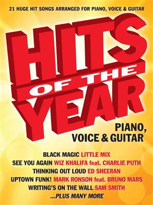 Hits Of The Year 2015 PVG: Piano, Voix & Guitare