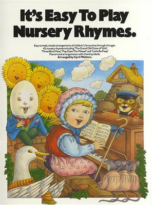 It's Easy To Play Nursery Rhymes: Solo de Piano