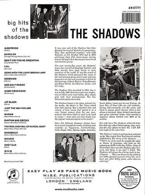 The Shadows: Big Hits Easy: Mélodie, Paroles et Accords