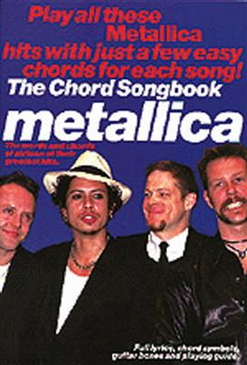 Metallica: Metallica Chord Songbook: Mélodie, Paroles et Accords