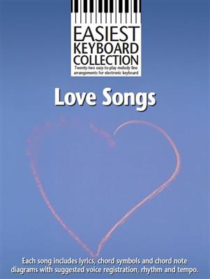 Easiest Keyboard Collection: Love Songs: Clavier