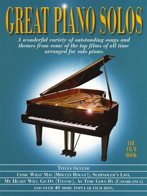 Great Piano Solos - Film Book: Solo de Piano