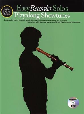 Playalong Showtunes - Easy Recorder Solos: Piano, Voix & Guitare